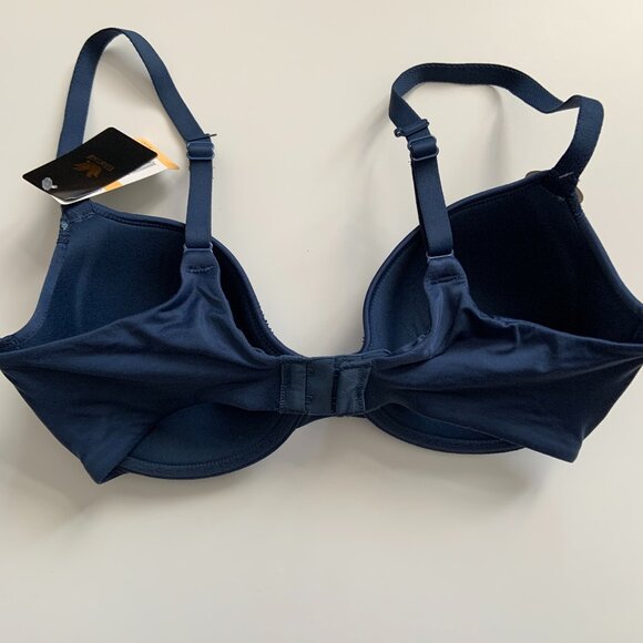 Wacoal Perfect Primer Contour Underwire T-Shirt Bra Convertible Blue 32DD - Picture 5 of 8